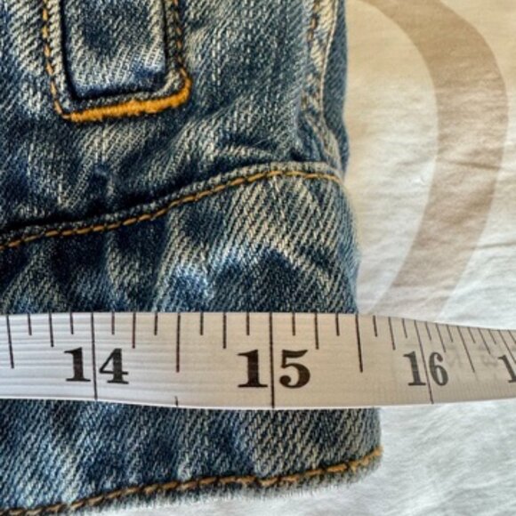 Talula Aritzia Denim and Vegan Leather Jacket - Picture 11 of 12